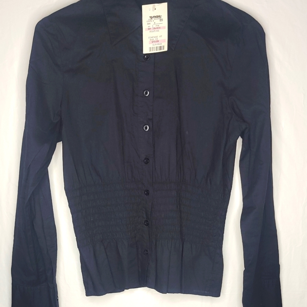 Brand New vintage‎ DKNY brand women's button down shirt
